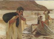 Jules Taupin La Lessive dans 'oued  (mk32) oil painting